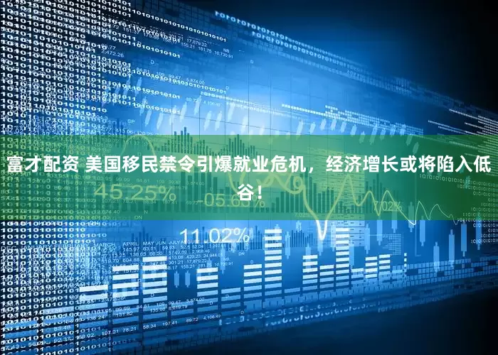 富才配资 美国移民禁令引爆就业危机，经济增长或将陷入低谷！