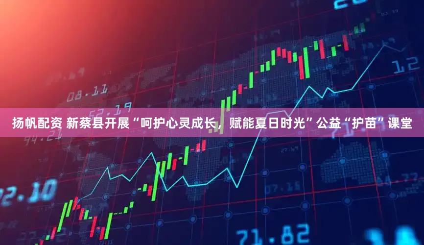 扬帆配资 新蔡县开展“呵护心灵成长，赋能夏日时光”公益“护苗”课堂